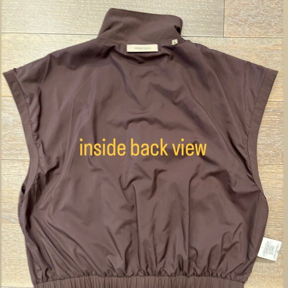 FOG Essentials Men’s Purple Zip Vest - Picture 6 of 11